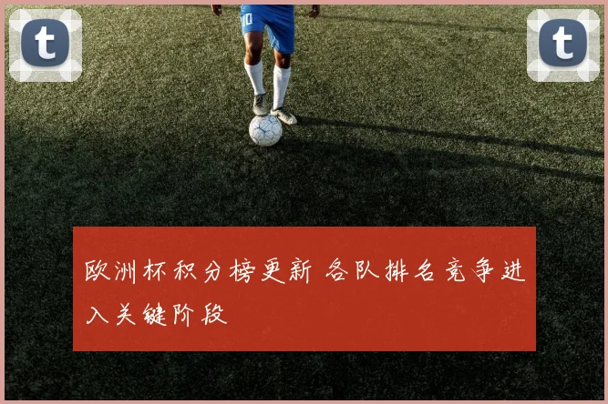 欧洲杯积分榜更新 各队排名竞争进入关键阶段